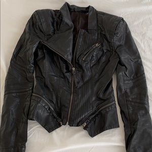 Blank NYC faux leather jacket